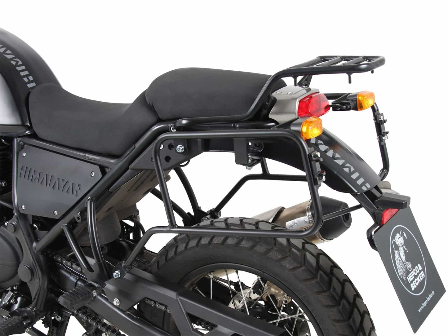 Hepco & Becker Sidecarrier permanent mounted black for Royal Enfield Himalayan (2018-2024)