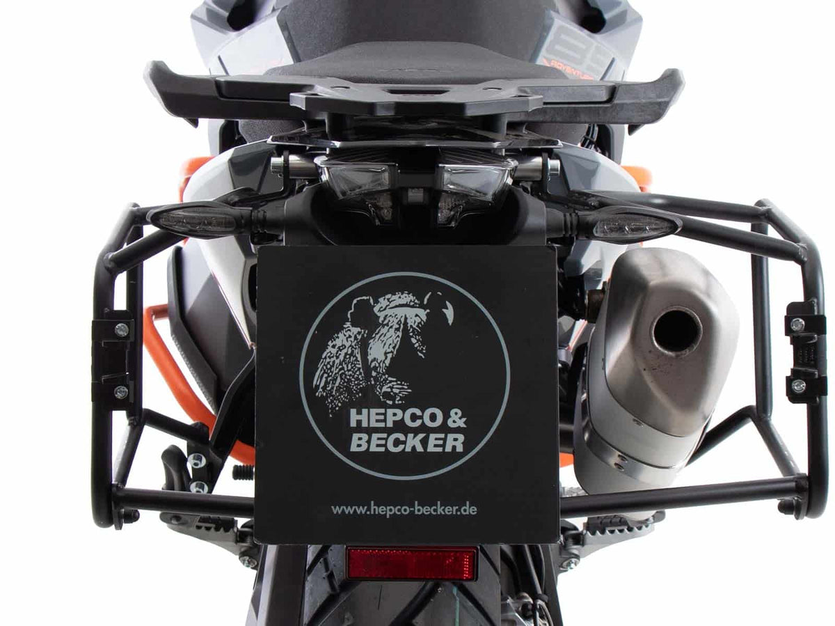Hepco & Becker Side carrier permanent mounted black for KTM 890 Adventure / R / Rally (2021-2022)