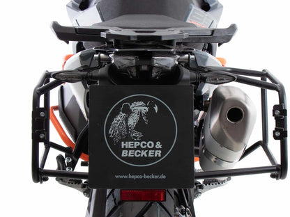 Hepco & Becker Side carrier permanent mounted black for KTM 890 Adventure / R / Rally (2021-2022)