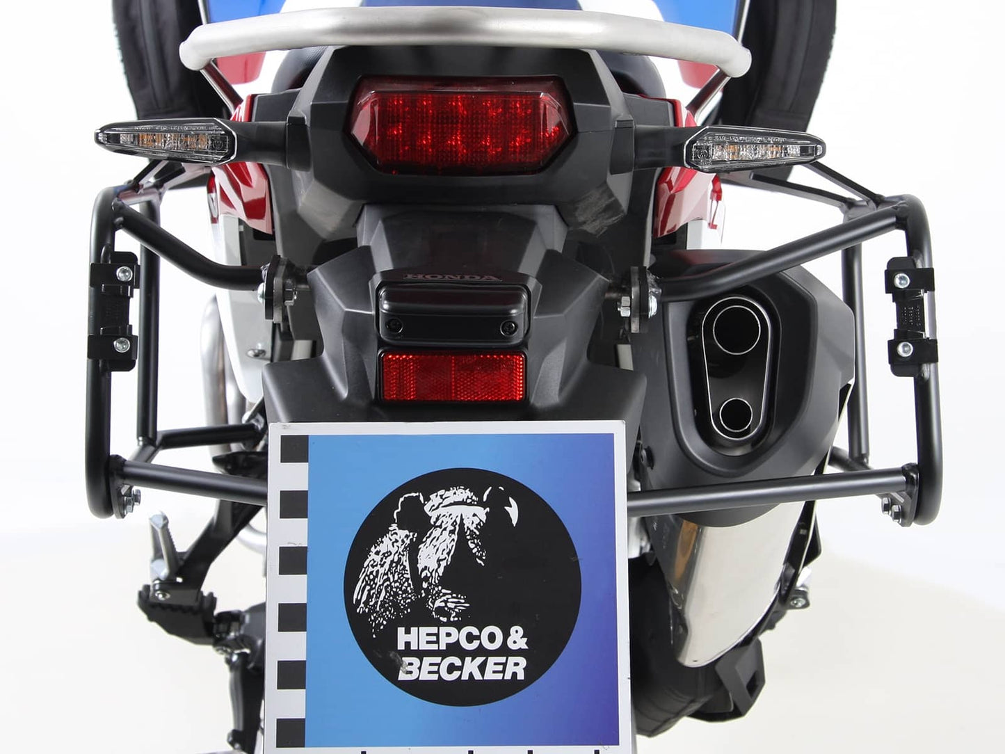Hepco & Becker Sidecarrier permanent mounted black for Honda CRF1000L Africa Twin (2018-2019)