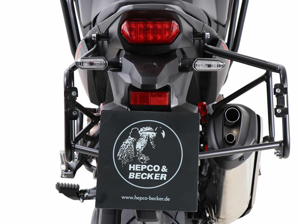 Hepco & Becker Sidecarrier permanent mounted black for Honda CRF 1100 L Africa Twin (2019-2021)