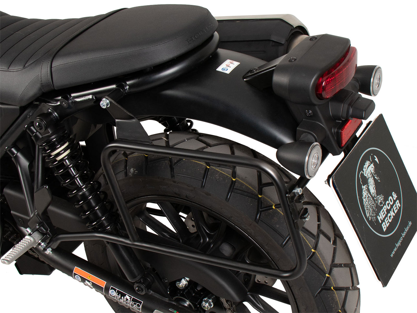 Hepco & Becker Sidecarrier one-sided left permanent mounted black for Honda CL 500 (2023-)
