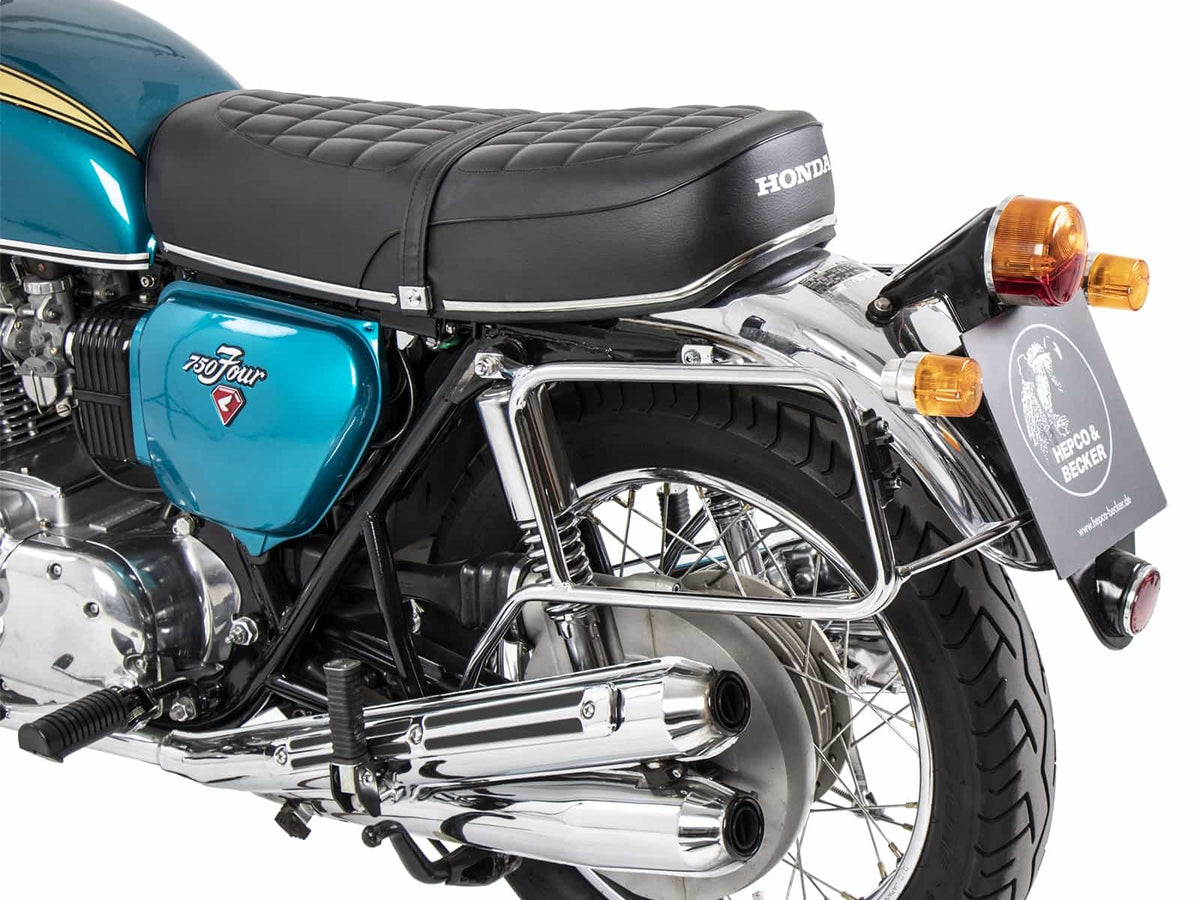 Hepco & Becker Sidecarrier permanent mounted chrome for Honda CB 750 Four K0-K6 (1970-1976)