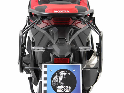 Hepco & Becker Sidecarrier permanent mounted black for Honda X-ADV (2017-2020)