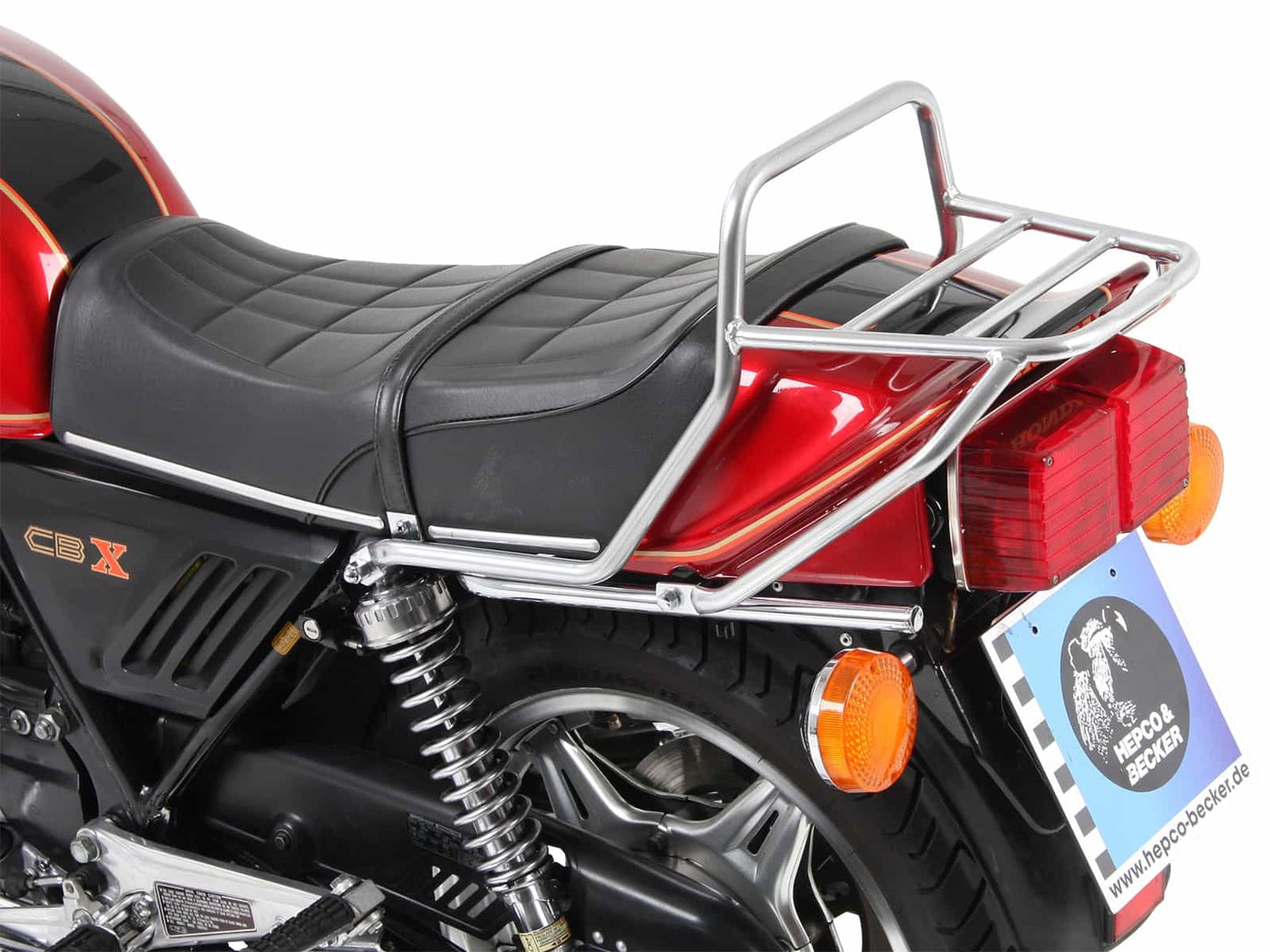 Hepco & Becker Topcase carrier tube-type chrome for Honda CBX 1000 (1978-1980)