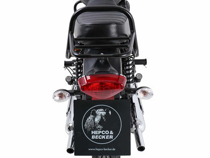 Hepco & Becker Topcase carrier tube-type black for Kawasaki W 800 Street / Cafe / Standard (2019-2025)