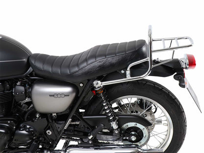 Hepco & Becker Topcase carrier tube-type chrome for Kawasaki W 800 Street / Cafe / Standard (2019-2025)