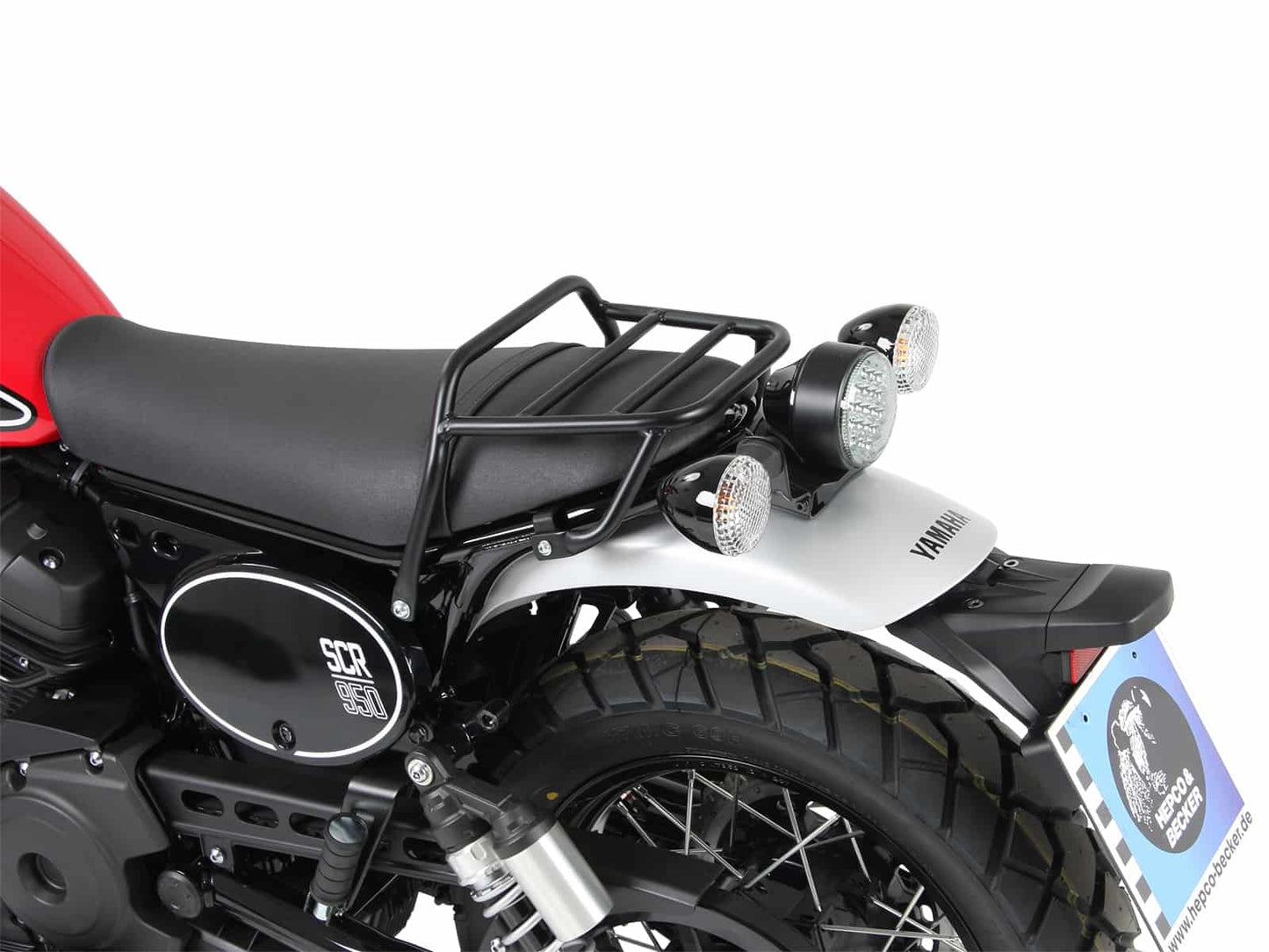 Hepco & Becker Tube rear rack/Solorack- black for Yamaha SCR 950 (2017-2020)