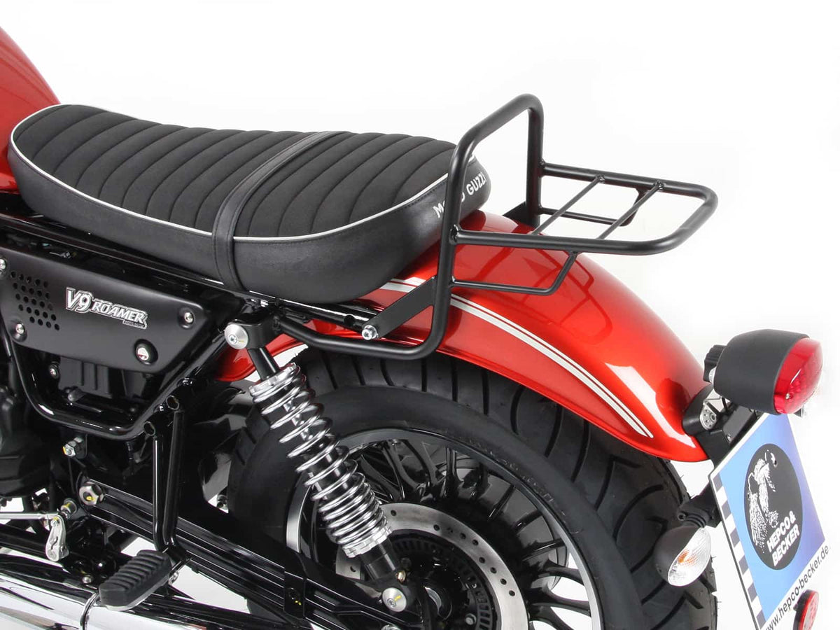 Hepco & Becker Topcase carrier tube-type black for short seat for Moto Guzzi V 9 Roamer (2016) (short seat)