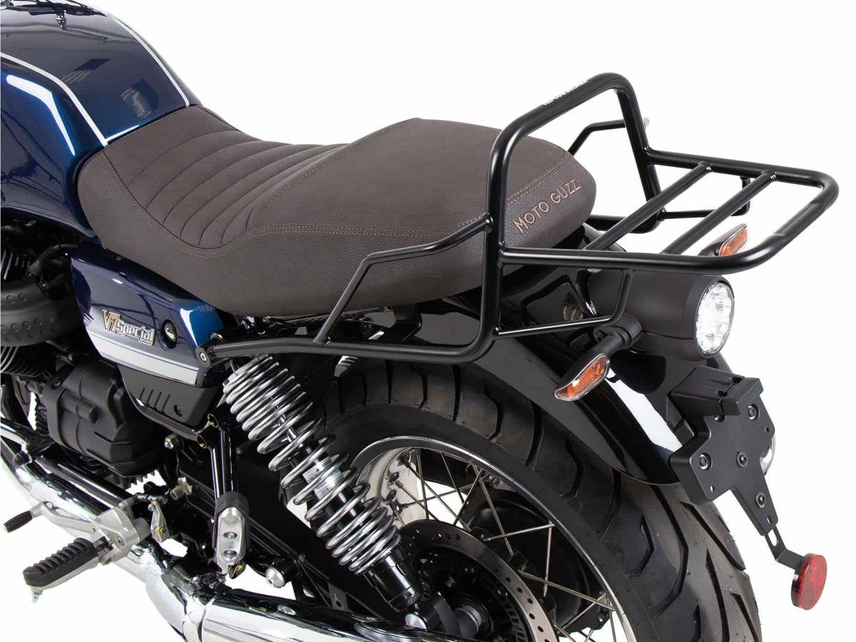 Hepco & Becker Tube rear rack black for Moto Guzzi V7 Special/Stone/Centenario (850 ccm) (2021-2024)