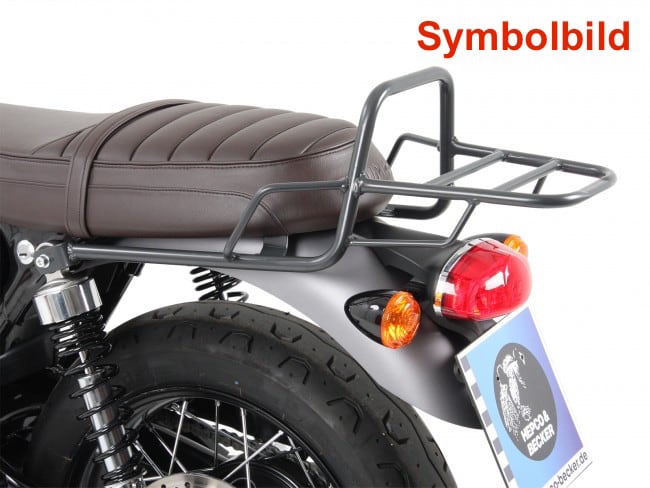 Hepco & Becker Topcase carrier tube-type chrome for Triumph Bonneville T 120/Black (2016-)