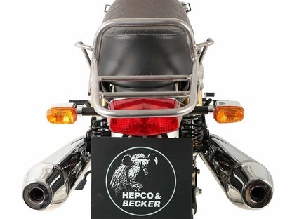 Hepco & Becker Topcase carrier tube-type chrome for Royal Enfield Interceptor (2018-) / Continental 650 / GT 650 (2019-)