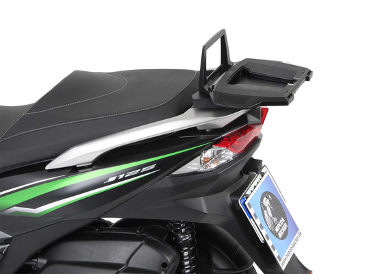 Hepco & Becker Alurack top case carrier black for combination with Kawasaki rear rack for Kawasaki J 125/300 (2014-2020)