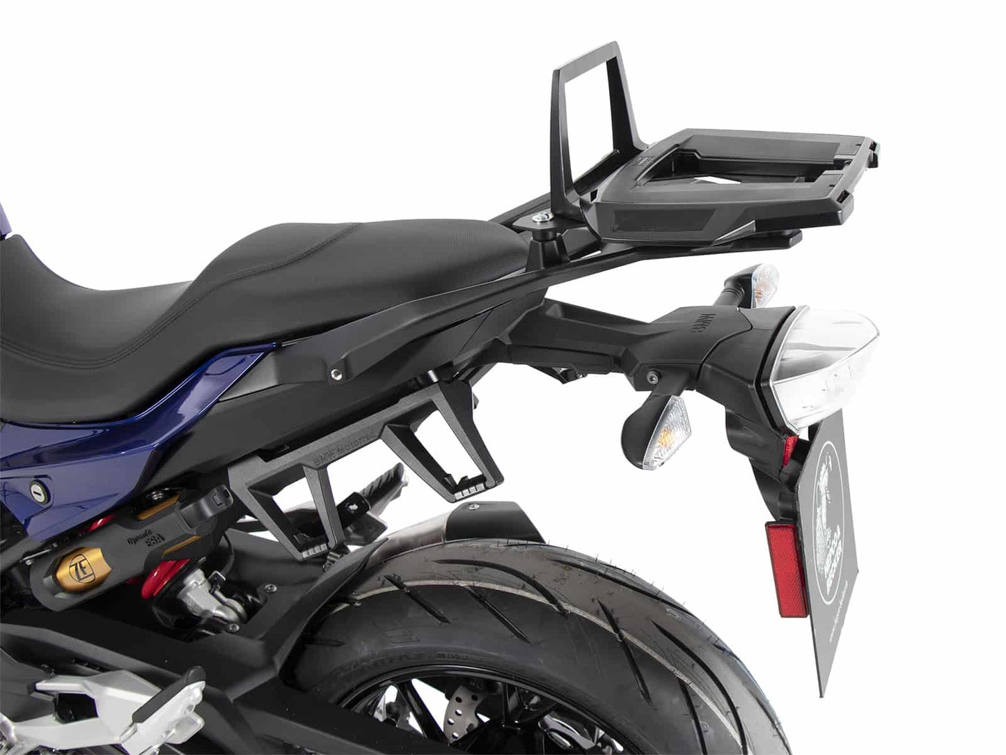 Hepco & Becker Alurack top case carrier black for combination with original rear rack for BMW F 900 R (2020-2024)