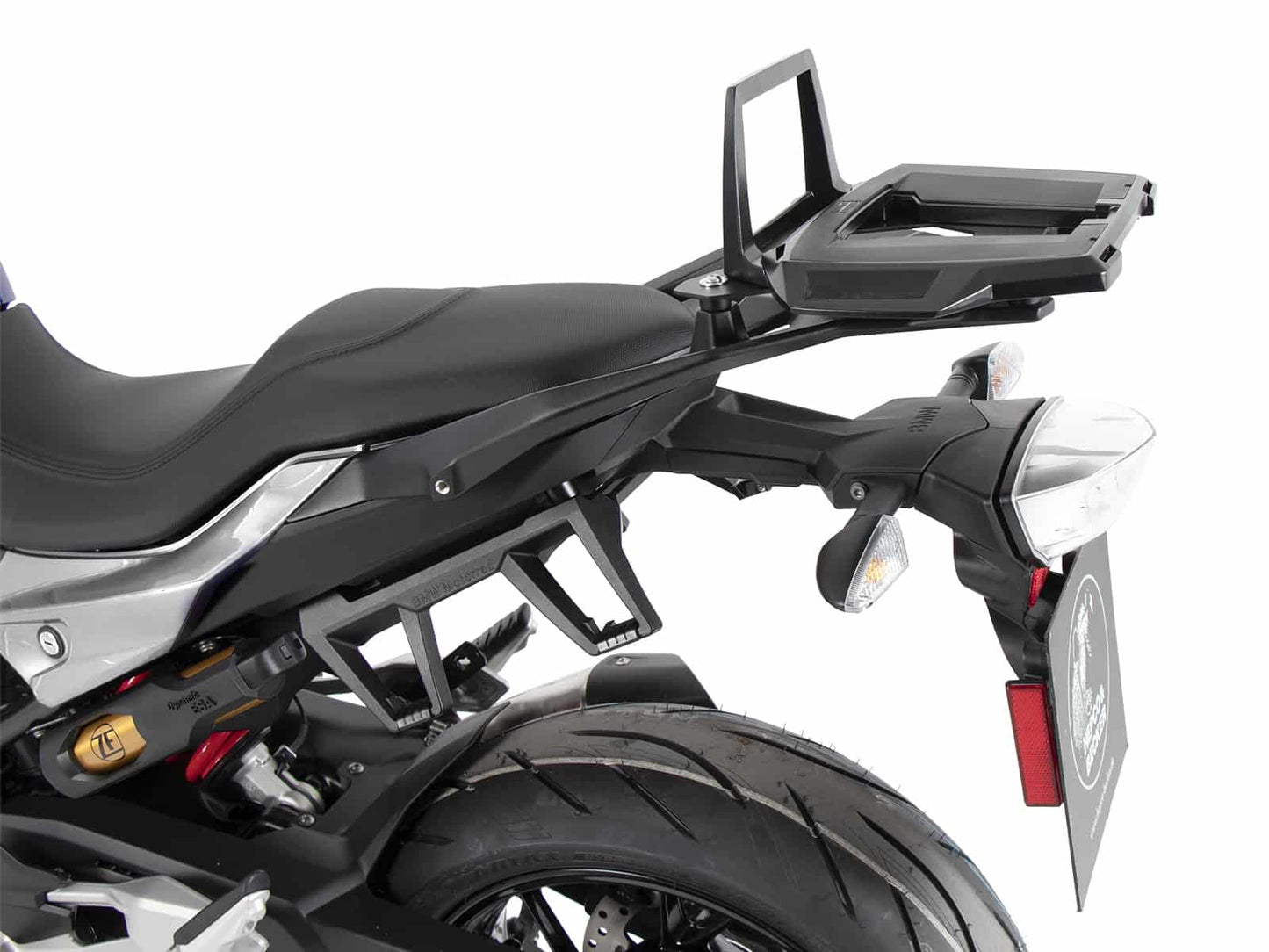 Hepco & Becker Alurack top case carrier black for combination with original rear rack for BMW F 900 XR (2020-2024)