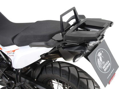 Hepco & Becker Alurack top case carrier black for combination with original rear rack for KTM 790 Adventure (2019-2021)