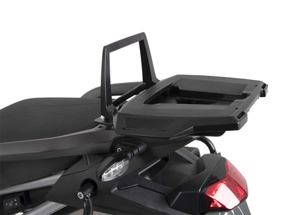 Hepco & Becker Alurack top case carrier black for combination with original rear rack for Triumph Tiger 900 / Rally / GT / PRO (2020-2023)