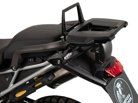 Hepco & Becker Alurack top case carrier black for combination with original rear rack for Triumph Tiger 1200 Rally Explorer / GT Explorer (2022-)