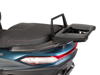 Hepco & Becker Alurack top case carrier black for combination with original rear rack for Piaggio MP3 400 / Sport 400