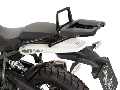 Hepco & Becker Alurack top case carrier black for combination with original rear rack for Royal Enfield Himalayan 450 (2024-)