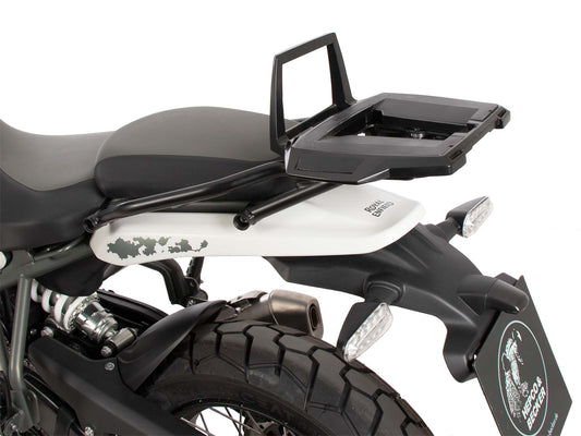 Hepco & Becker Alurack top case carrier black for combination with original rear rack for Royal Enfield Himalayan 450 (2024-)