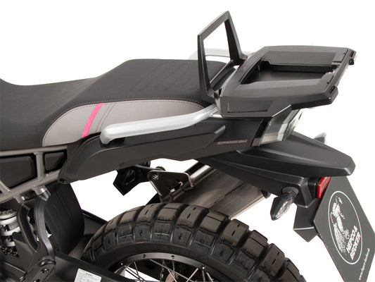 Hepco & Becker Alurack top case carrier black for combination with original rear rack for CF Moto 450 MT (2024-)