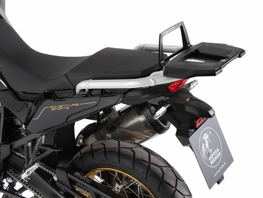 Hepco & Becker Alurack top case carrier black for combination with original rear rack for Honda CRF 1100L Africa Twin (2024-)