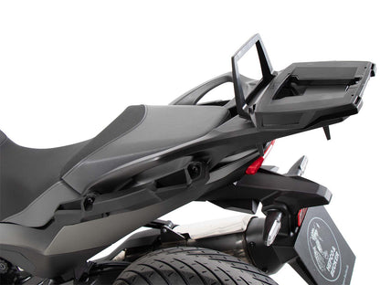 Hepco & Becker Alurack top case carrier black for combination with original rear rack for Honda NT 1100 (2022-2024)
