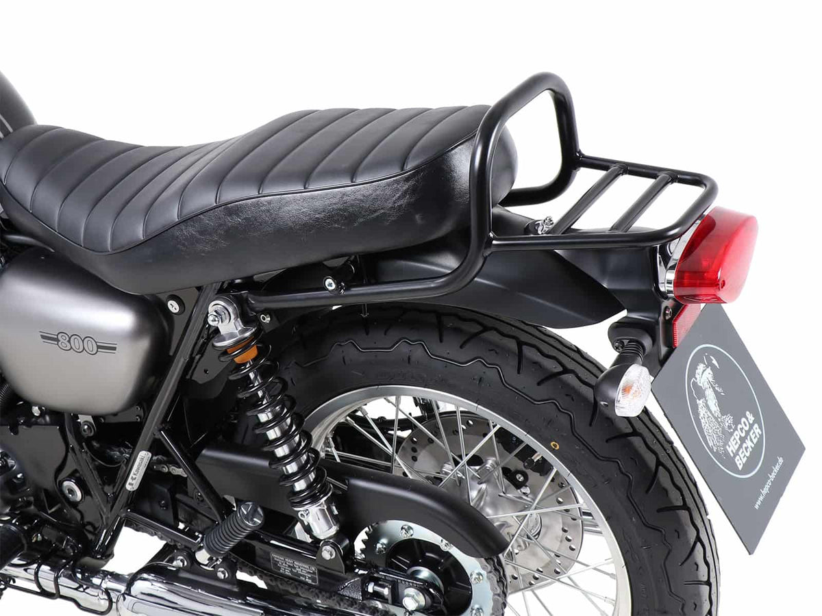Hepco & Becker Tube rear rack  black for Kawasaki W 800 Street / Cafe / Standard (2019-2025)
