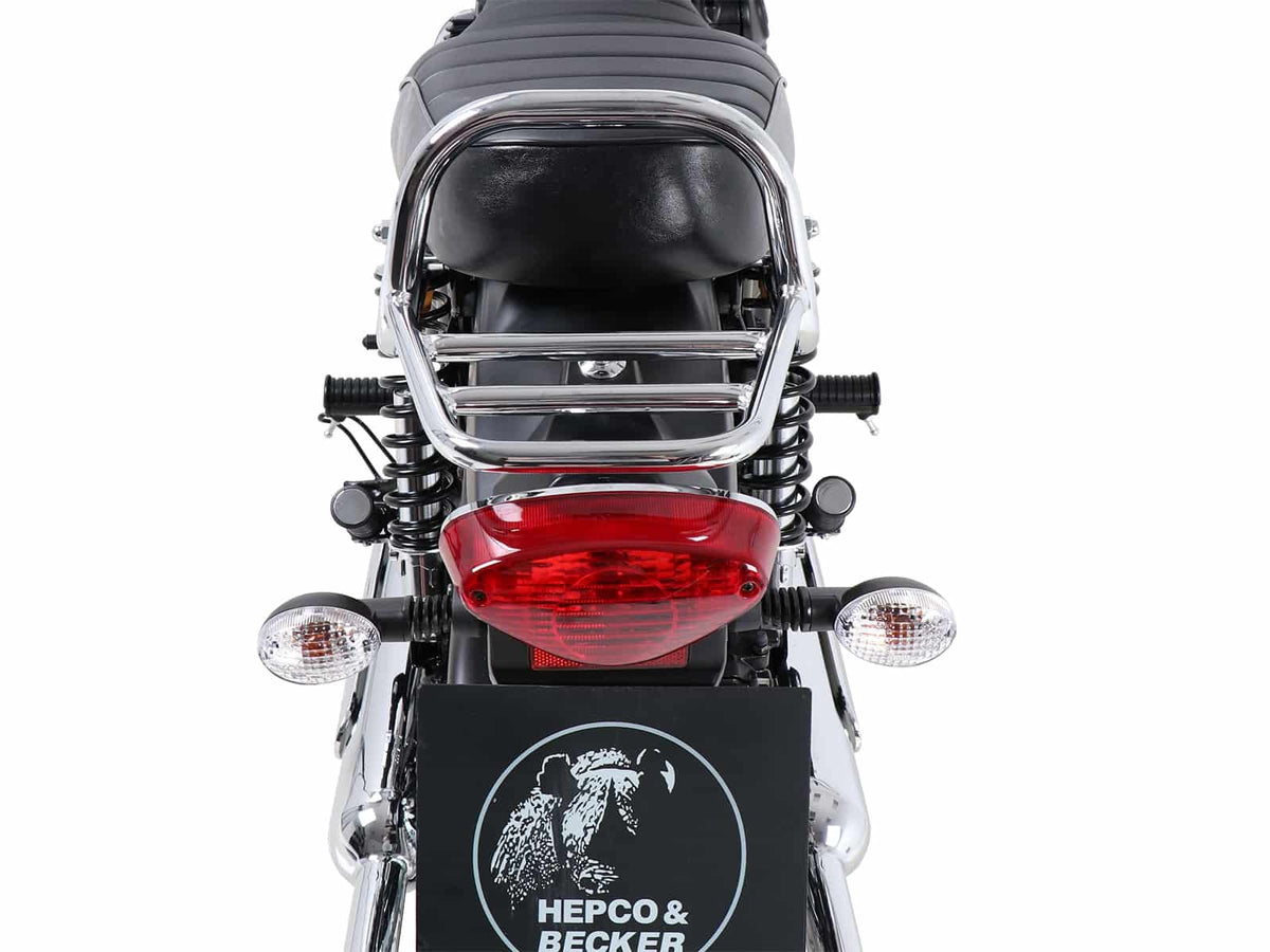 Hepco & Becker Tube rear rack chrome for Kawasaki W 800 Street / Cafe / Standard (2019-2025)