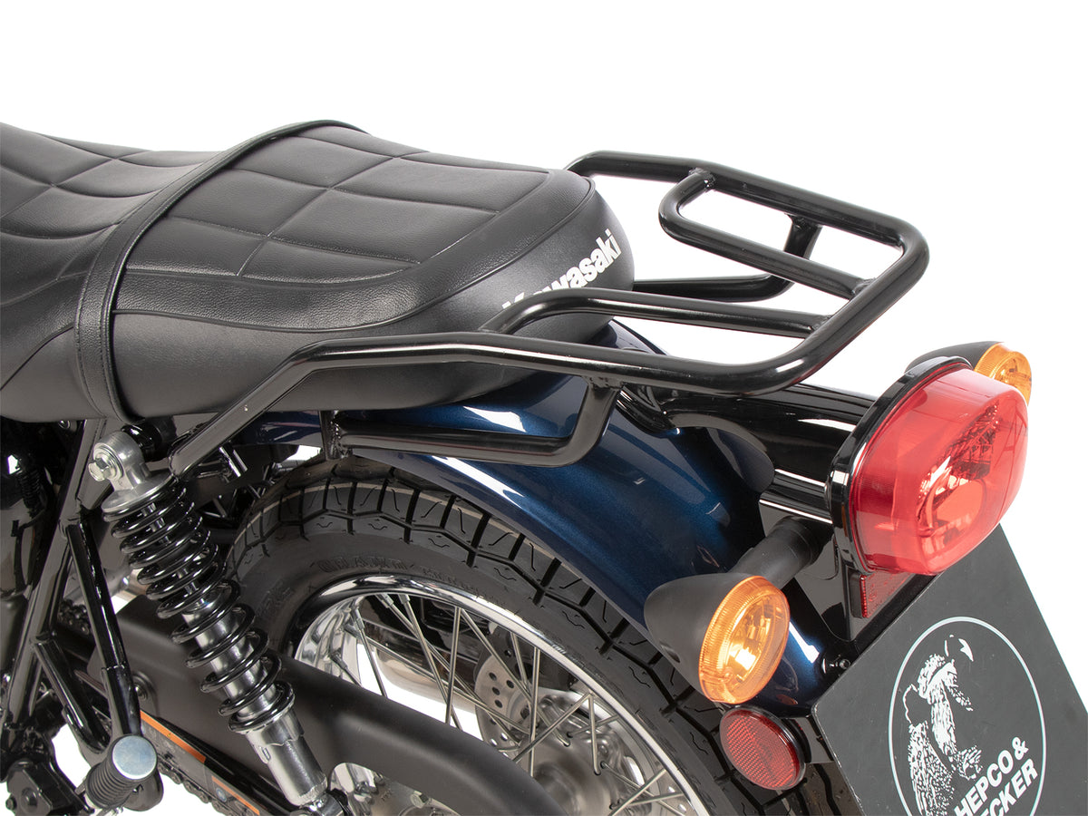 Hepco & Becker Tube rear rack black shine for Kawasaki W230 / Meguro S1 (2025-)