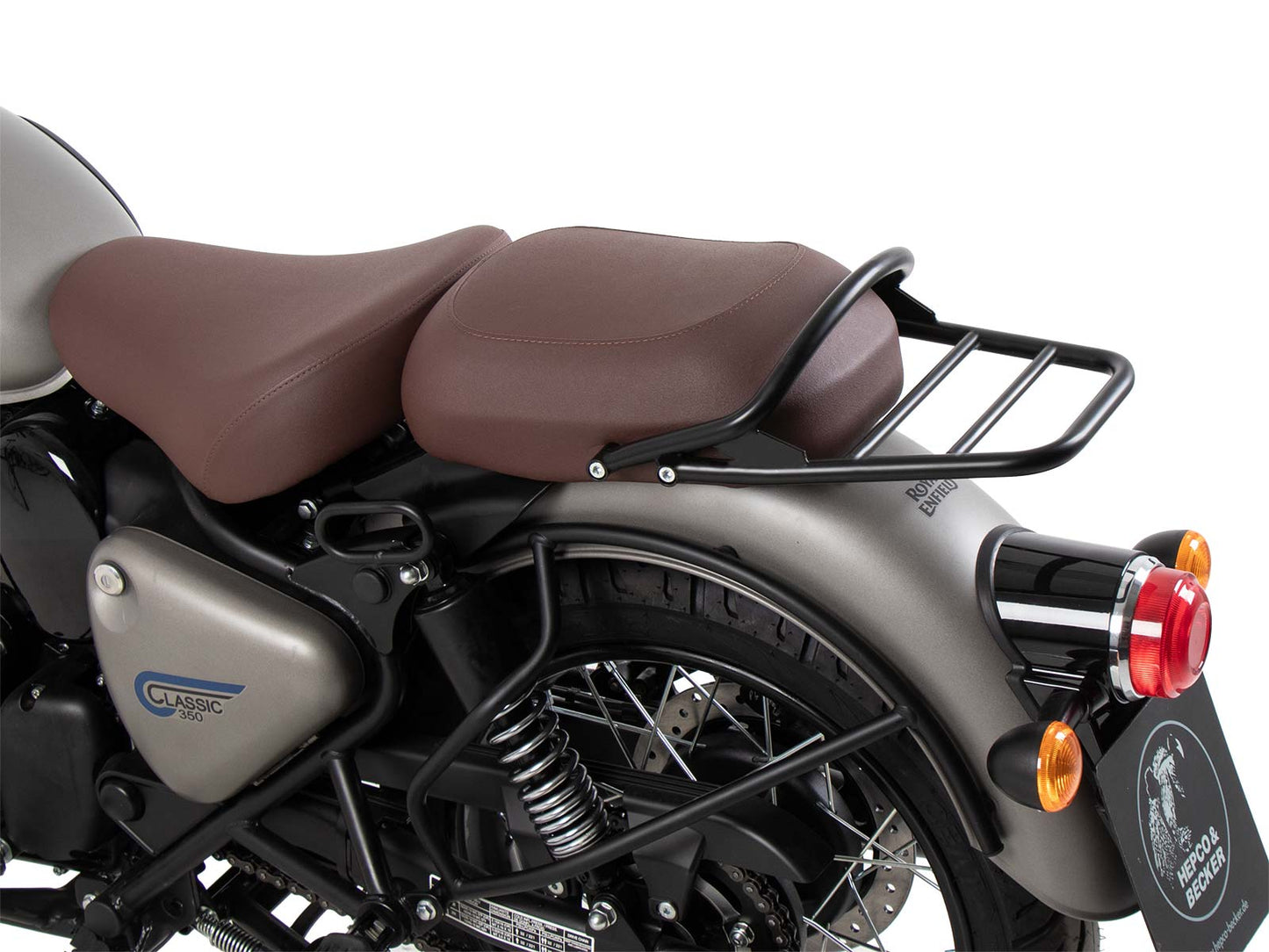 Hepco & Becker Tube rear rack - black for Royal Enfield Classic 350 (2022-)