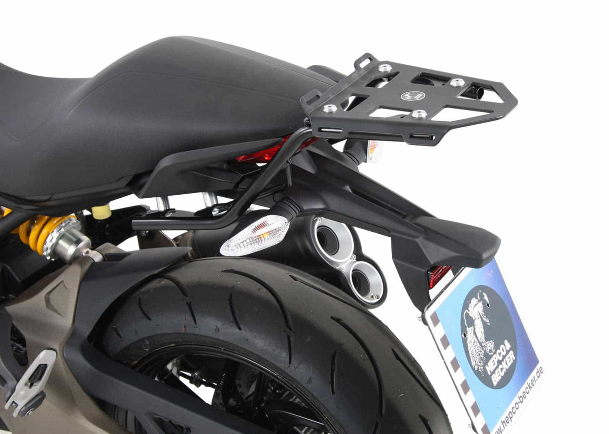Hepco & Becker Minirack soft luggage rear rack for Ducati Monster 821 (2014-2017)