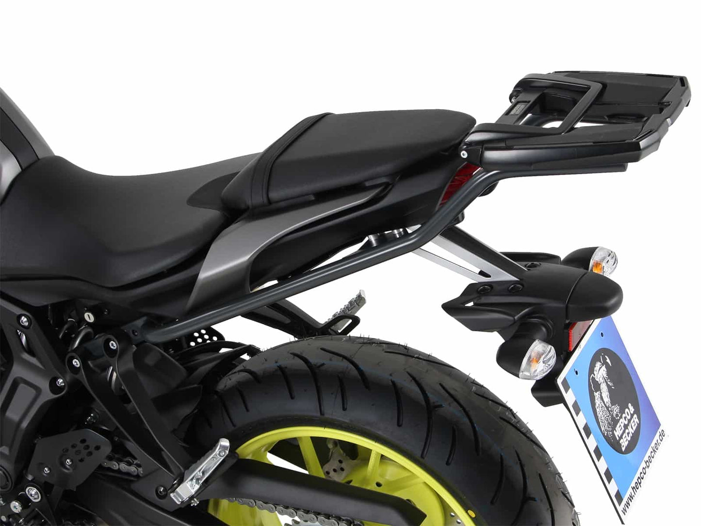 Hepco & Becker Easyrack topcasecarrier anthracite for Yamaha MT-07 (2021-2024)
