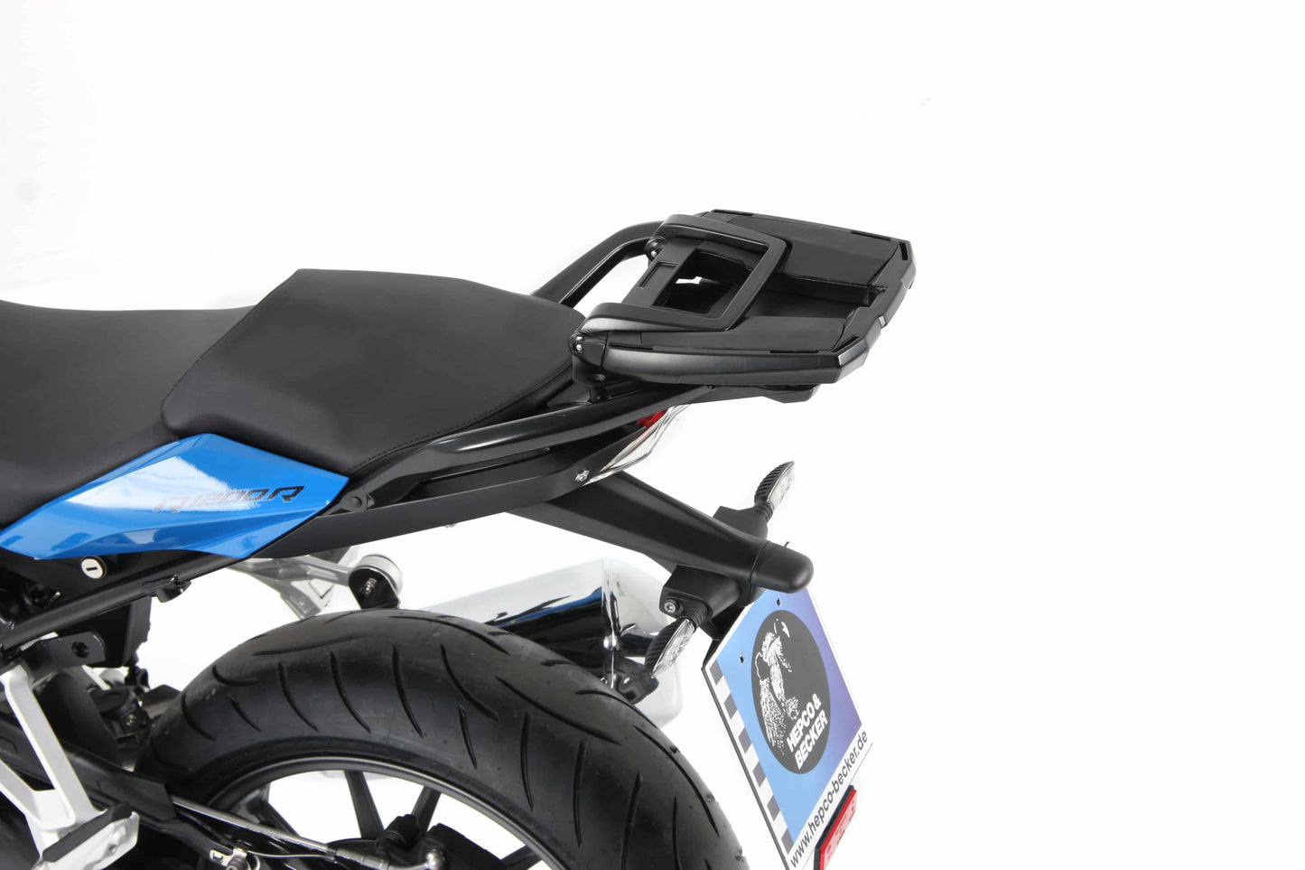 Hepco & Becker Easyrack topcasecarrier black for combination with original rear rack for BMW R 1200 R (2015-2018)
