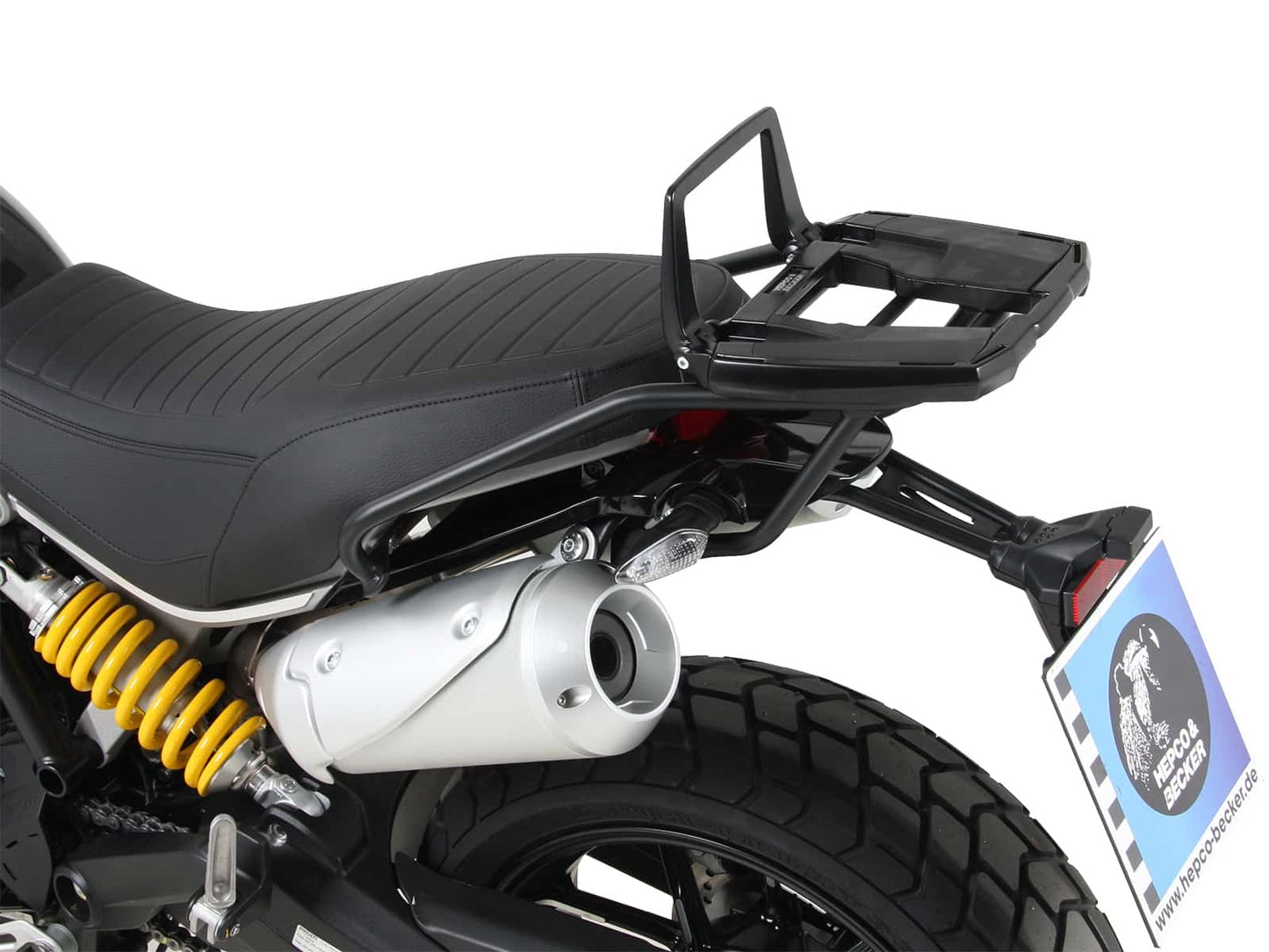 Hepco & Becker Easyrack topcasecarrier black for Ducati Scrambler1100/Special/Sport (2018-2020)