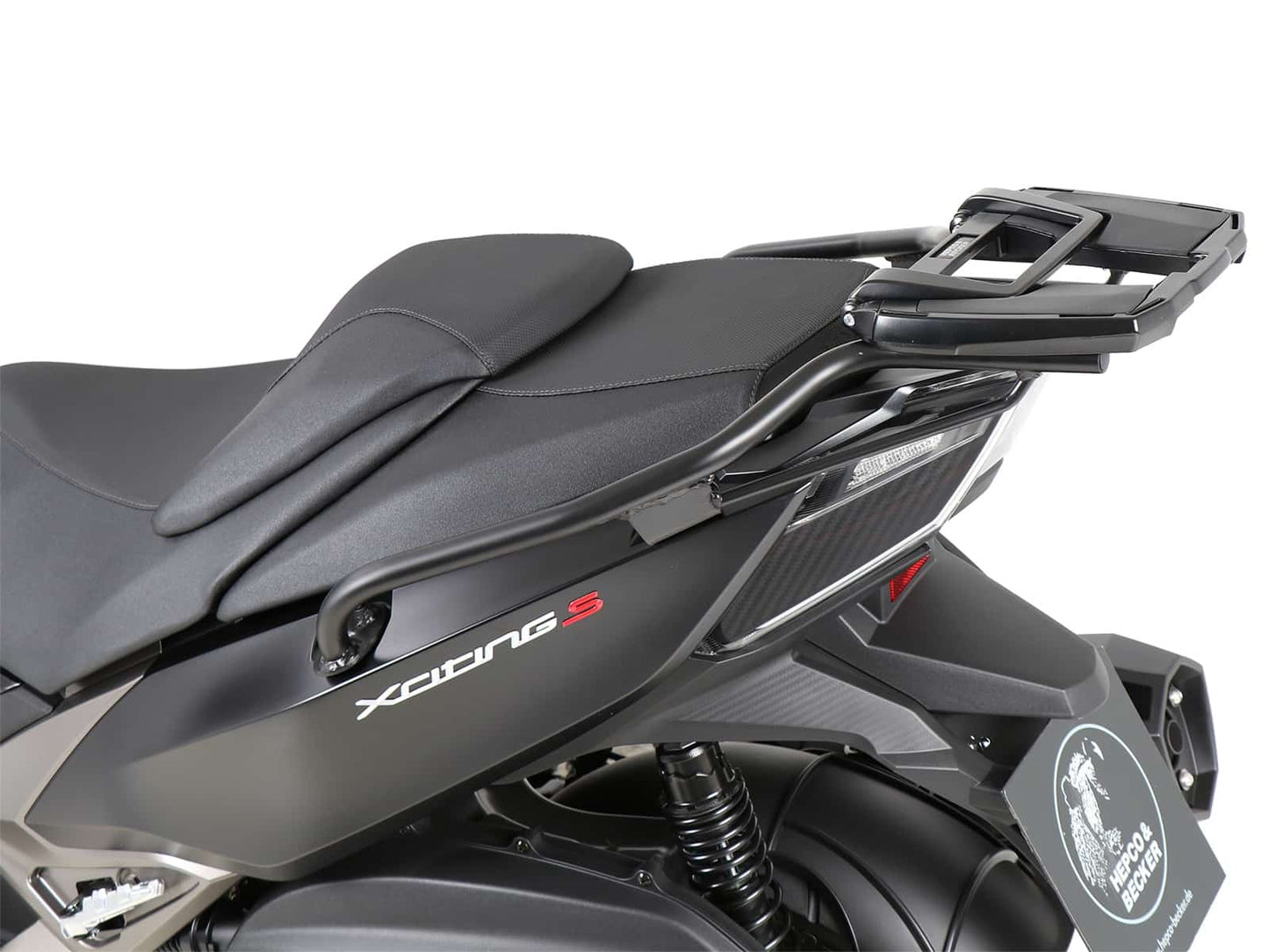 Hepco & Becker Easyrack topcasecarrier black for Kymco Xciting S 400 ABS (2018-2024)