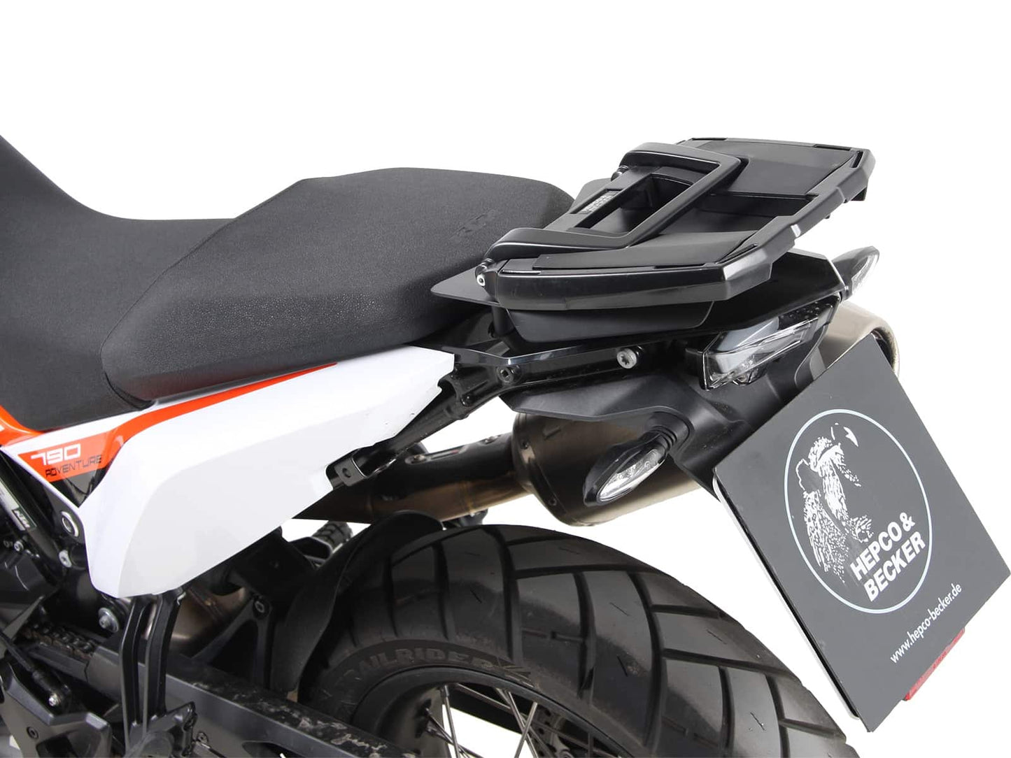 Hepco & Becker Easyrack topcasecarrier black for KTM 790 Adventure R (2019-2021)