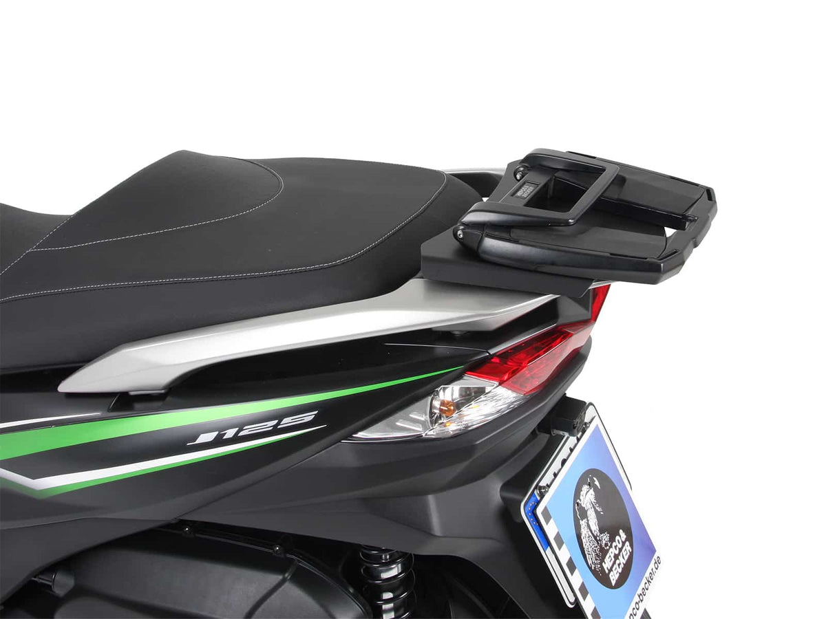 Hepco & Becker Easyrack topcasecarrier black for combination with original rear rack for Kawasaki J 125/300 (2014-2020)