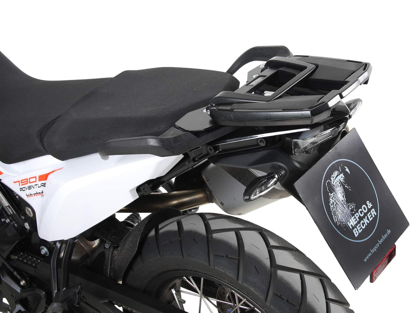 Hepco & Becker Easyrack topcasecarrier black for combination with original rear rack for KTM 790 Adventure (2019-2021)