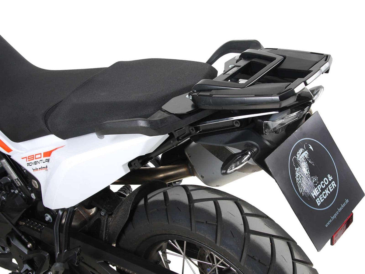 Hepco & Becker Easyrack topcasecarrier black for combination with original rear rack for KTM 890 Adventure / R / Rally (2021-2022)
