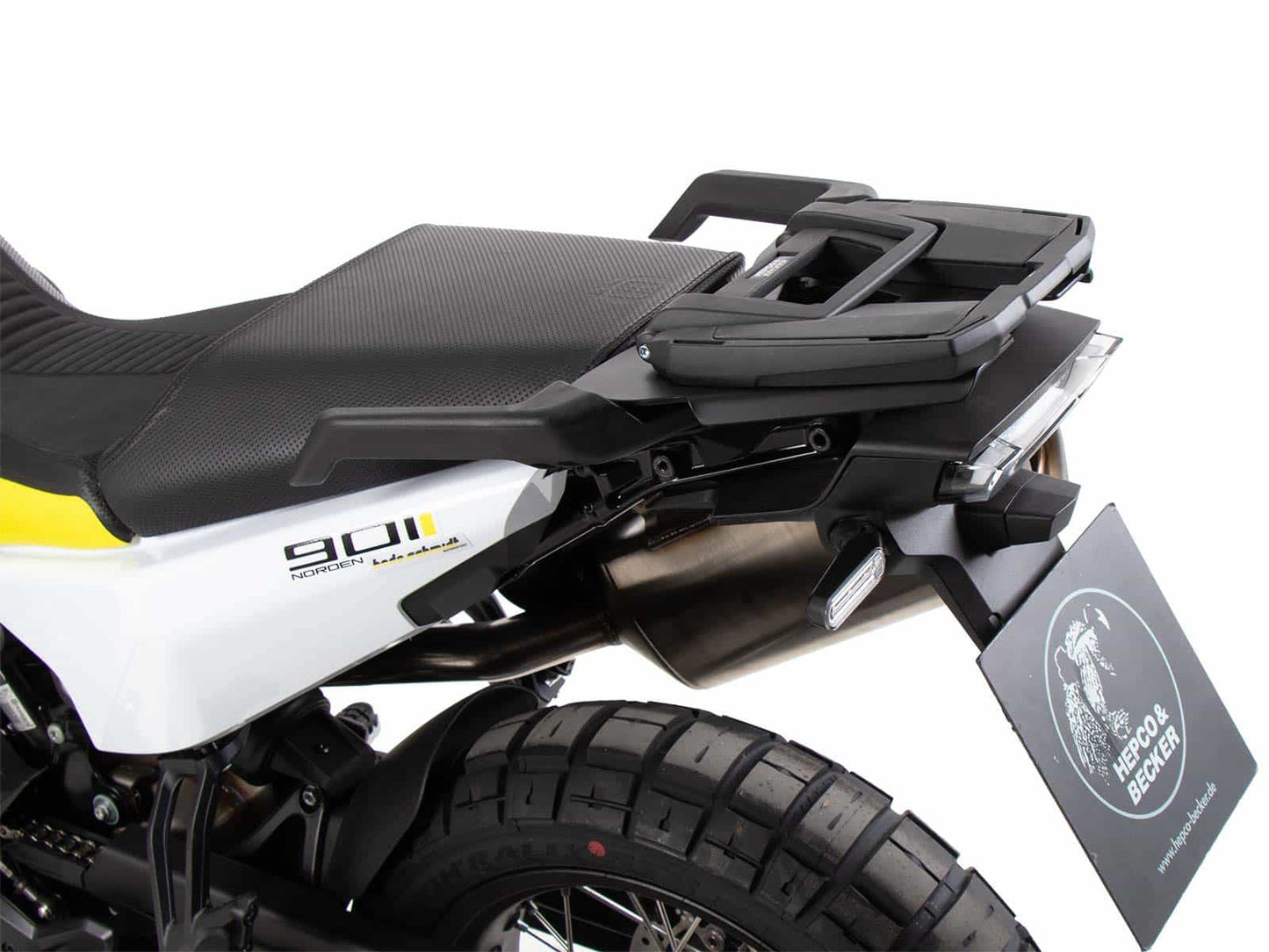 Hepco & Becker Easyrack topcasecarrier black for combination with original rear rack for Husqvarna Norden 901 / Expedition (2022-)
