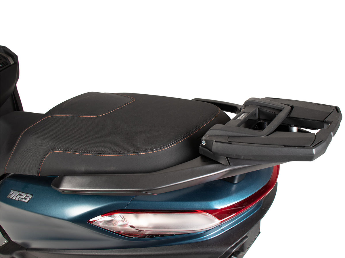 Hepco & Becker Easyrack topcasecarrier black for combination with original rear rack for Piaggio MP3 400 / MP3 Sport 400 (2022-)