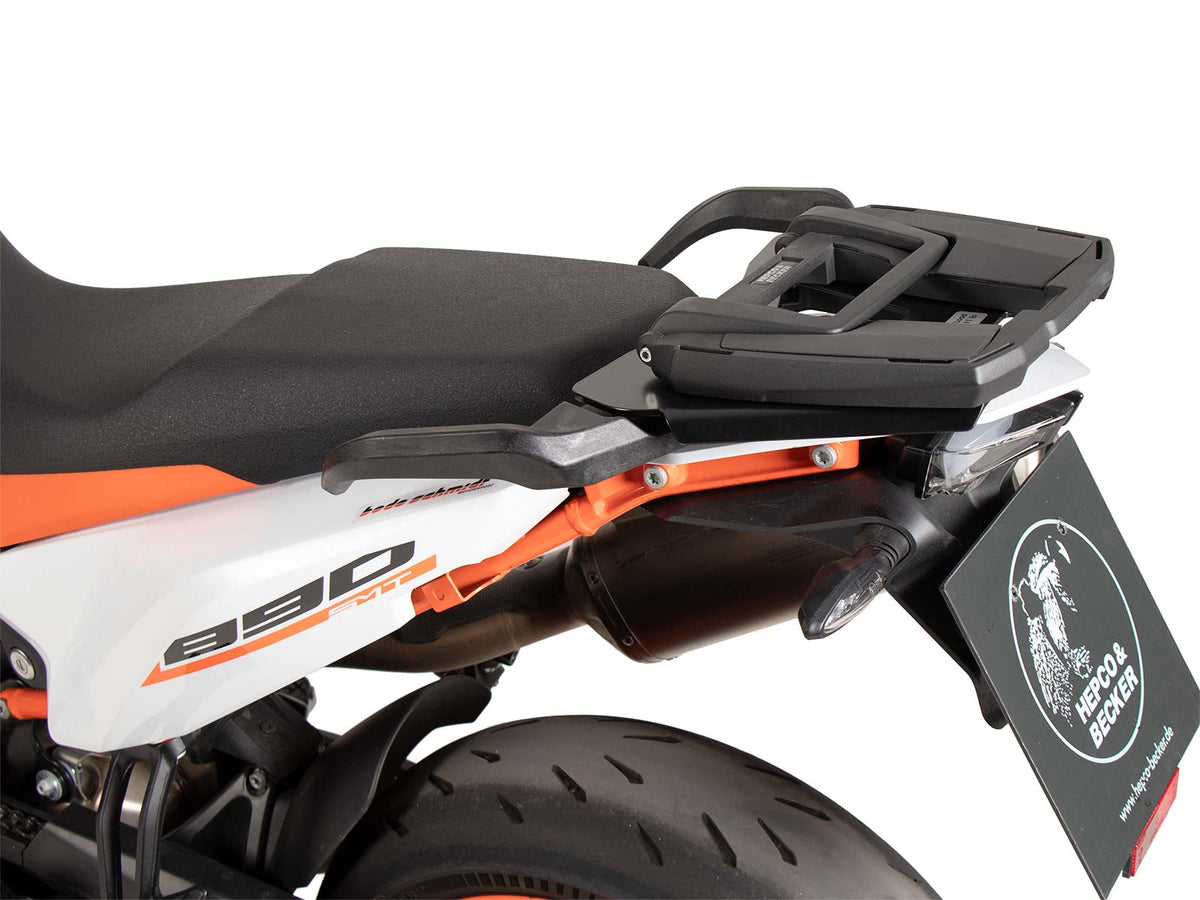 Hepco & Becker Easyrack topcasecarrier black for combination with original rear rack for KTM 890 SMT (2023-)