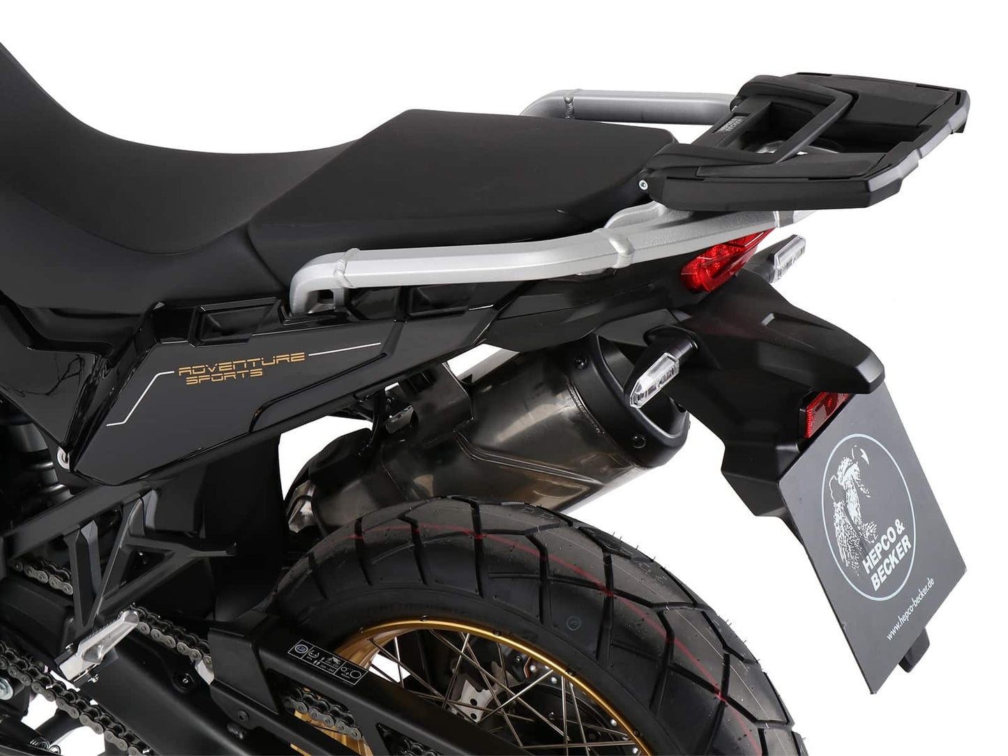 Hepco & Becker Easyrack topcasecarrier black for combination with original rear rack for Honda CRF 1100L Africa Twin (2024-)