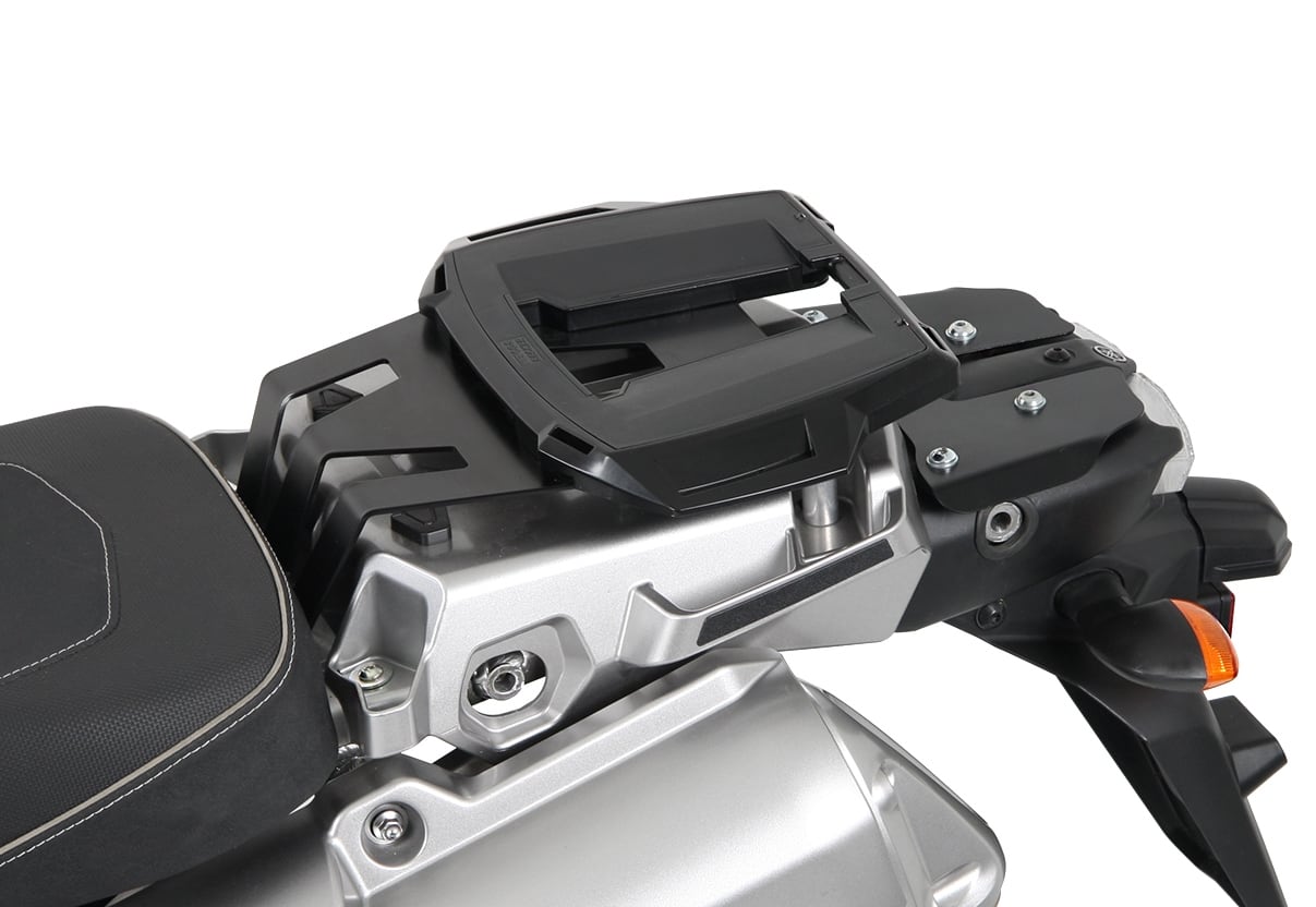 Hepco & Becker Alurack topcasecarrier black instead of pillion seat for Yamaha XT 1200 Z Super Ténéré (2013-2020)