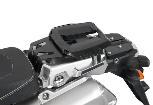 Hepco & Becker Alurack topcasecarrier black instead of pillion seat for Yamaha XT 1200 Z Super Ténéré (2013-2020)