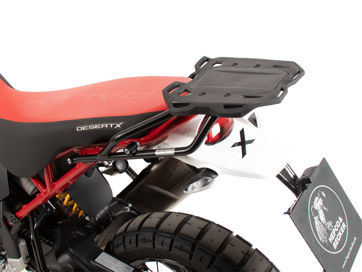 Hepco & Becker Smartrack soft luggage rear rack for Ducati DesertX (2022-)