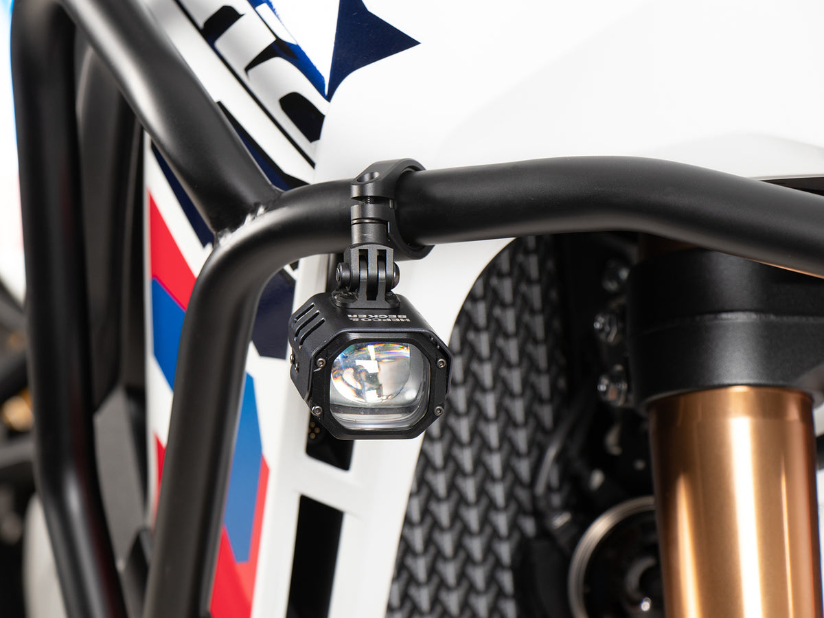Hepco & Becker LED Auxiliary headlights "Nova" - Set for Ø25-32mm Crashbars | universal attachment
