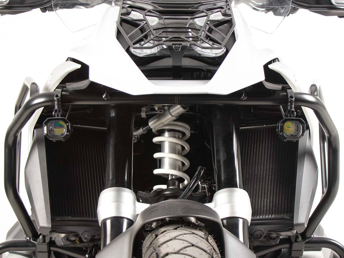 Hepco & Becker LED Auxiliary headlights "Nova" - Set for Ø25-32mm Crashbars | universal attachment